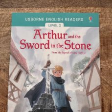 Libros de segunda mano: ARTHUR AND THE SWORD IN THE STONE. LIBRO EN INGLÉS PARA NIÑOS.. Lote 366570131