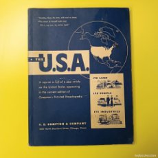 Libros de segunda mano: THE U.S.A. - F.E. COMPTON & COMPANY - ITS LAND ITS PEOPLE ITS INDUSTRIES - CHICAGO, ILLINOIS. Lote 400353354