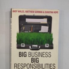 Libros de segunda mano: V. A. - BIG BUSINESS BIG RESPONSIBILITIES. Lote 401085164