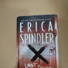Libros de segunda mano: LAST KNOWN VICTIM, ERICA SPINDLER, ED. MIRA, EN INGLÉS. Lote 402426949