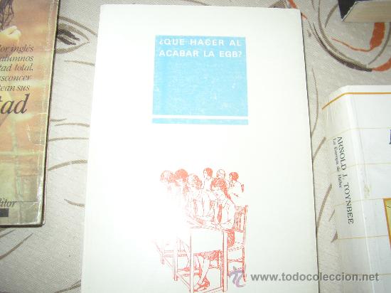 Libros de segunda mano: &iquest;QU&Eacute; HACER AL ACABAR LA EGB?. JUNTA DE ANDALUCIA - Foto 1