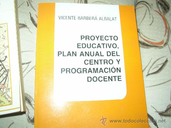 Libros de segunda mano: PROYECTO EDUCATIVO. PLAN ANUAL DE CENTRO Y PROGRAMACION DOCENTE - Foto 1
