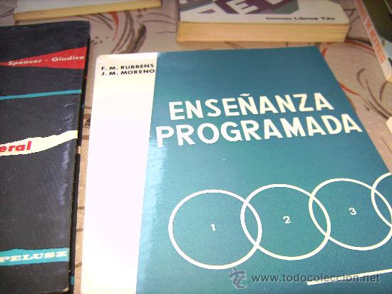 Libros de segunda mano: Ense&ntilde;anza Programada. Rubbens y Moreno - Foto 1