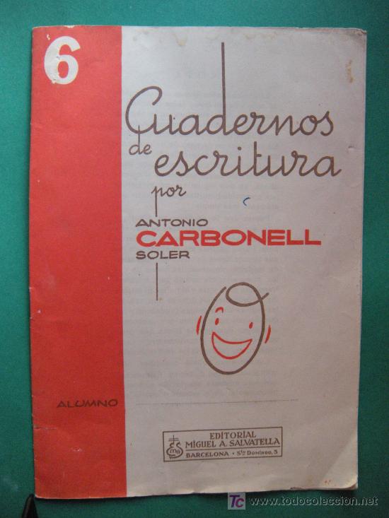 Libros de segunda mano: CUADERNO DE ESCRITURA SALVATELLA - Foto 1