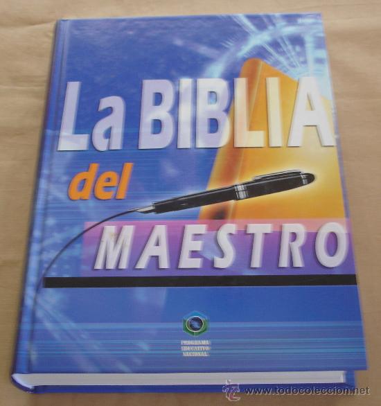 Libros de segunda mano: LA BIBLIA DEL MAESTRO - PROGRAMA EDUCATIVO NACIONAL. - Foto 1