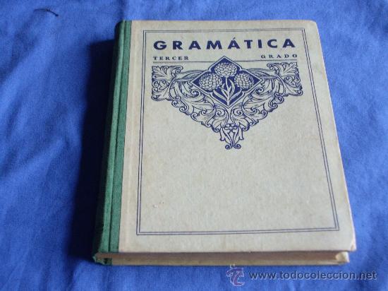 Libros de segunda mano: GRAMATICA, TERCER GRADO - Foto 1