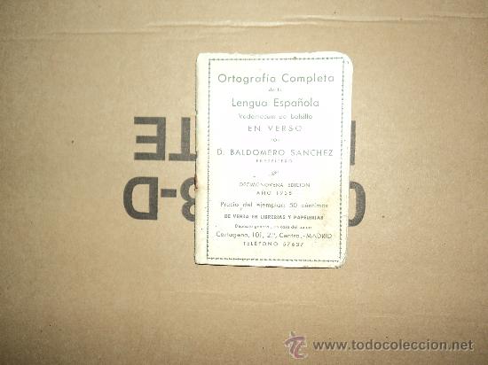 Libri di seconda mano: Ortograf&iacute;a Completa.