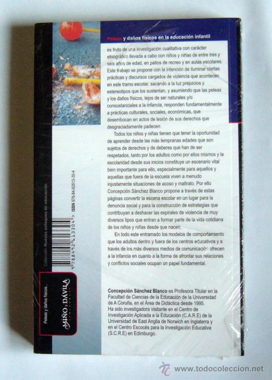 Libros de segunda mano: PELEAS Y DA&Ntilde;OS EN LA EDUCACION INFANTIL - CONCEPCION SANCHEZ BLANCO - Foto 2