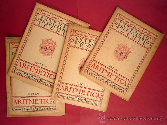 Gebrauchte B&uuml;cher: EXTENSIO D'ENSENYAMENT TECNIC. MANCOMUNITAT DE CATALUNYA. A&Ntilde;OS 30