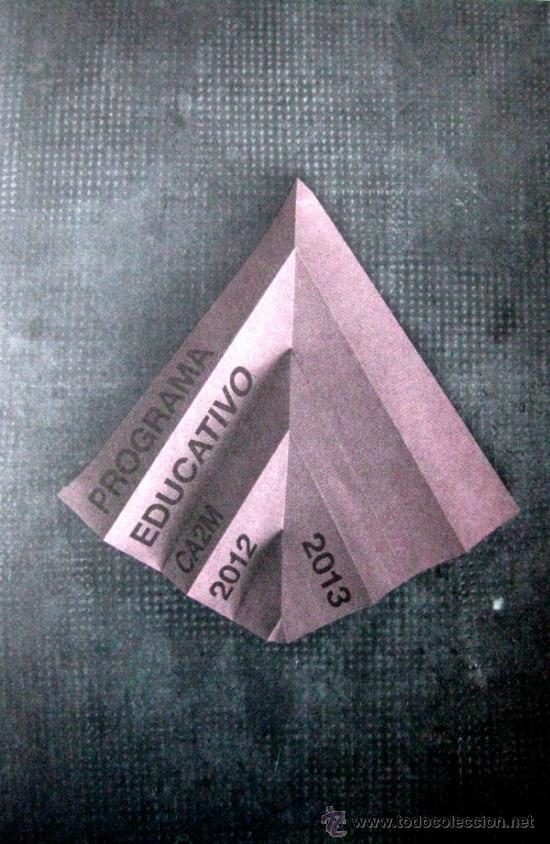 Libros de segunda mano: PROGRAMA EDUCATIVO CA2M [CENTRO DE ARTE DOS DE MAYO] 2012-2013 (2012), SIN USO, IMPECABLE ESTADO - Foto 1