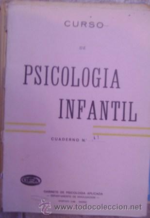 Libri di seconda mano: Curso de Psicologia Infantil Cuaderno 1  Gabinete de Psicolog&iacute;a Aplicada. Departamento de divulgaci&oacute;
