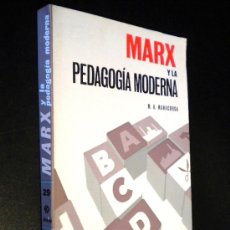Libros de segunda mano: MARX Y LA PEDAGOGÍA MODERNA / MANACORDA, M. A.. Lote 36595345