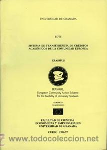 Gebrauchte B&uuml;cher: ECTS. SISTEMA DE TRANSFERENCIA DE CR&Eacute;DITOS ACAD&Eacute;MICOS DE LA COMUNIDAD EUROPEA. ERASMUS