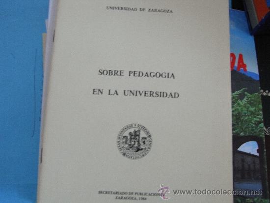 Libros de segunda mano: Sobre Pedagog&iacute;a en la universidad - Foto 1