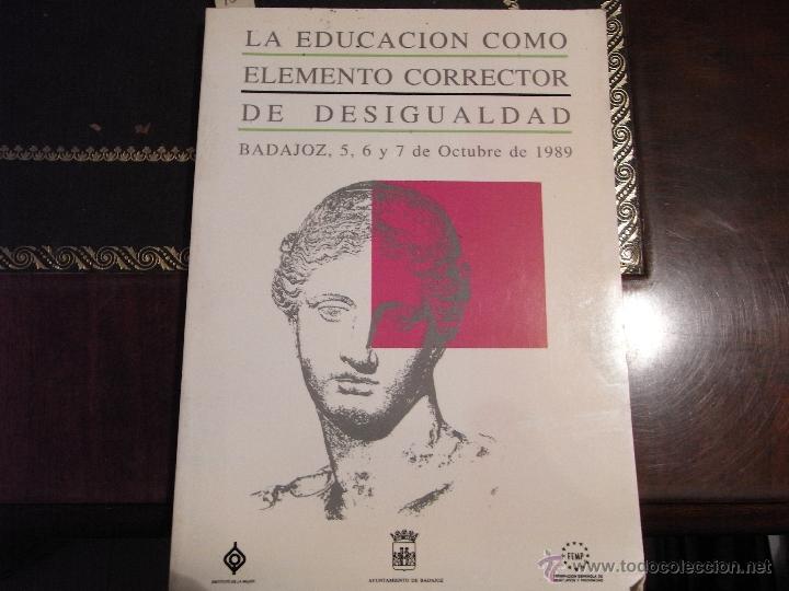 Libros de segunda mano: La educaci&oacute;n como elemento corrector de desigualdad. - Foto 1