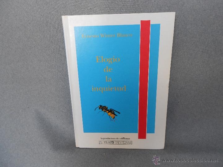 Libros de segunda mano: ELOGIO DE LA INQUIETUD. - Foto 1