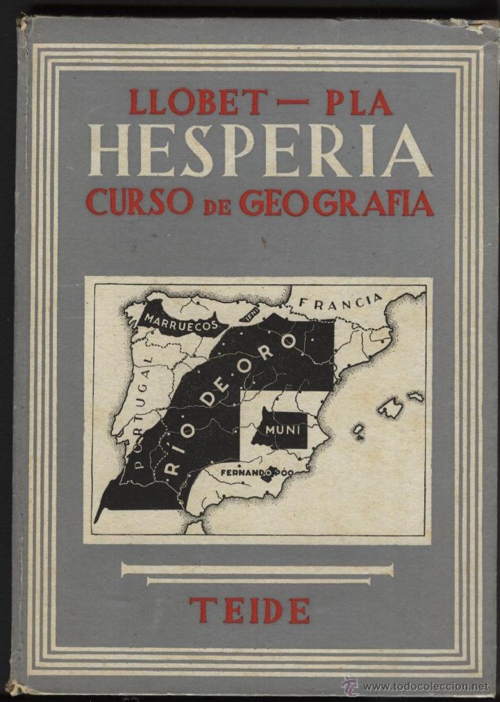 Libros de segunda mano: HESPERIA CURSO DE GEOGRAFIA. LLOBET-PLA, - Foto 1