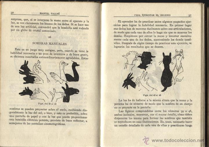 Libros de segunda mano: PARA EJERCITAR EL INGENIO. POR VALLV&Eacute;.M&Aacute;NUEL, - Foto 3