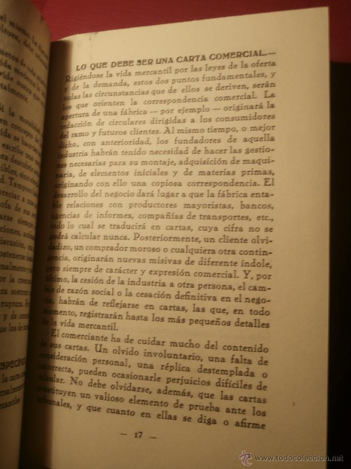 Libros de segunda mano: Impecable - Cartas Comerciales - Jos&eacute; de la Vega - 1944 - - Foto 4
