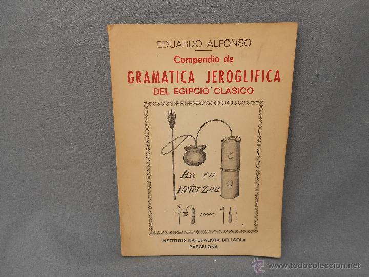 Libros de segunda mano: GRAMATICA JEROGLIFICA DEL EGIPCIO CLASICO - Foto 1