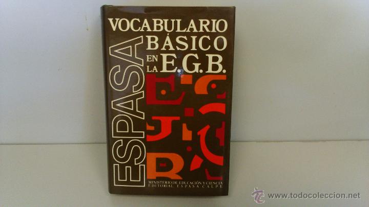 Gebrauchte B&uuml;cher: VOCABULARIO BASICO EN LA E.G.B, TOMO 3, DID&Aacute;CTICA DEL VOCABULARIO, Env&iacute;o gratis
