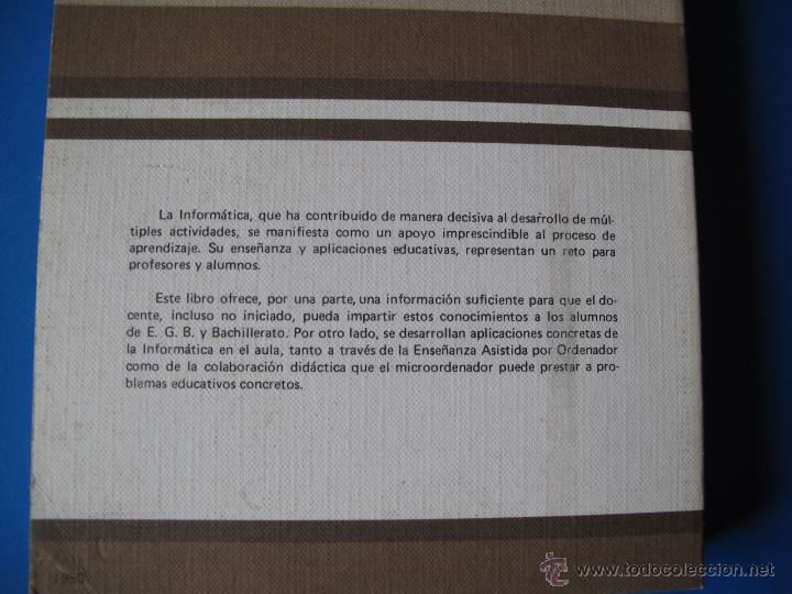 Libros de segunda mano: INFORM&Aacute;TICA PARA DOCENTES.- VV. AA. - ANAYA - Foto 2