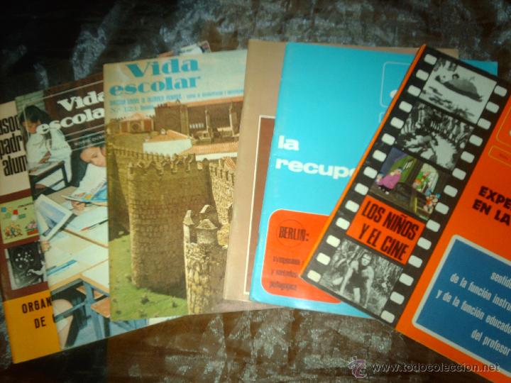 Libros de segunda mano: LOTE 6 EJEMPLARES VIDA ESCOLAR EGB