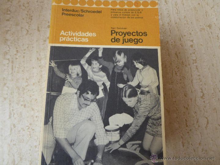 Libros de segunda mano: Proyectos de juego. Karl Gebauer. - Foto 1