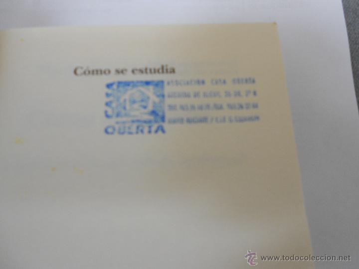Libros de segunda mano: COMO SE ESTUDIA - Foto 2