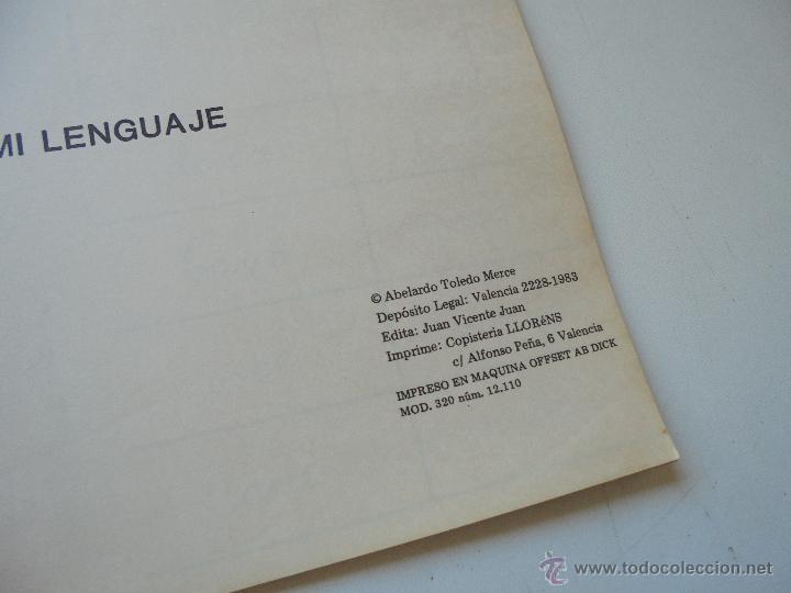 Libros de segunda mano: CONSTRUYO MI LENGUAJE-ABELARDO TOLEDO MERCE-1983 - Foto 2