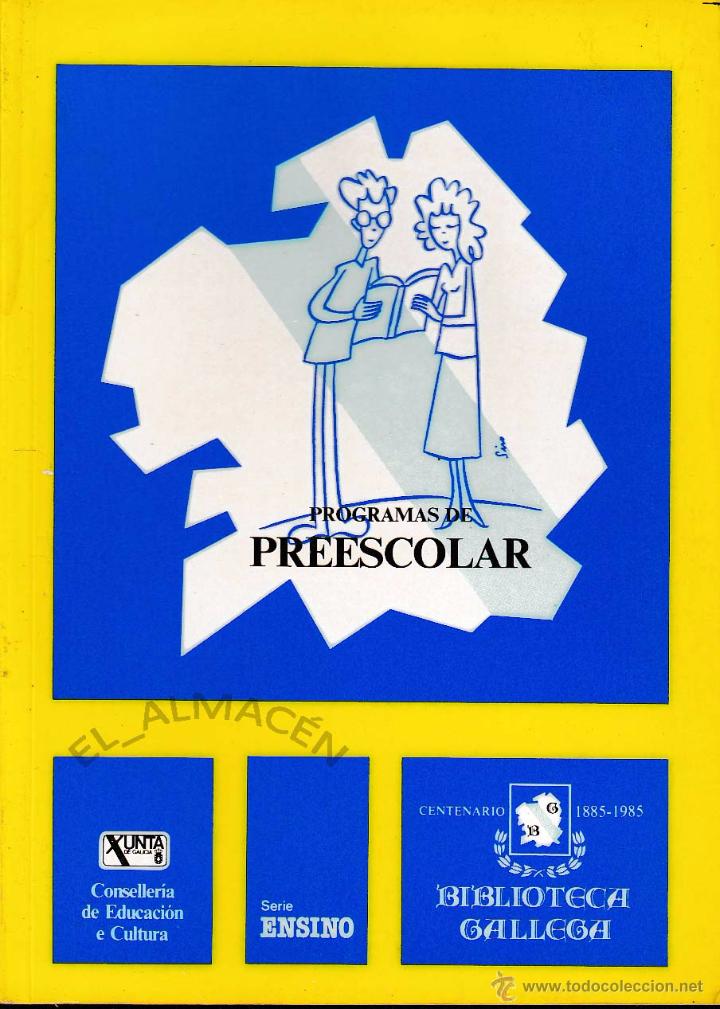 Libros de segunda mano: PROGRAMA PREESCOLAR (CONSELLER&Iacute;A DE EDUCACI&Oacute;N, 1985) SIN USAR JAM&Aacute;S - Foto 1