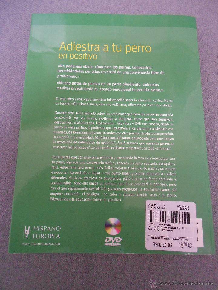 Libros de segunda mano: ADIESTRA A TU PERRO EN POSITIVO - Foto 2
