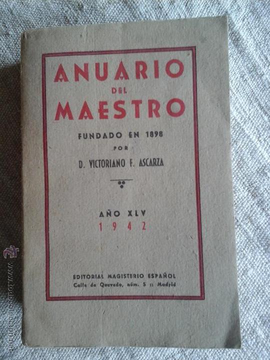 Libros de segunda mano: Anuario del maestro - Foto 1