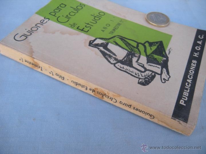 Libros de segunda mano: GUIONES PARA C&Iacute;RCULOS DE ESTUDIO. 1962 - Foto 2
