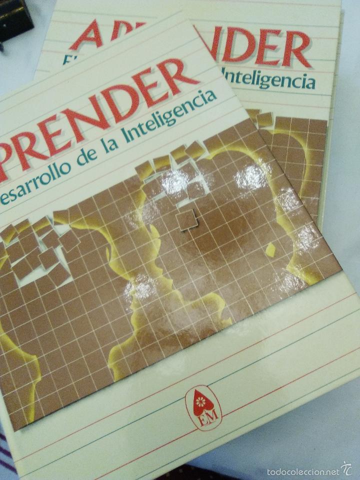 Libros de segunda mano: SEIS TOMOS APRENDER EL DESARROLLO DE LA INTELIGENCIA, CON SU CAJA - Foto 3