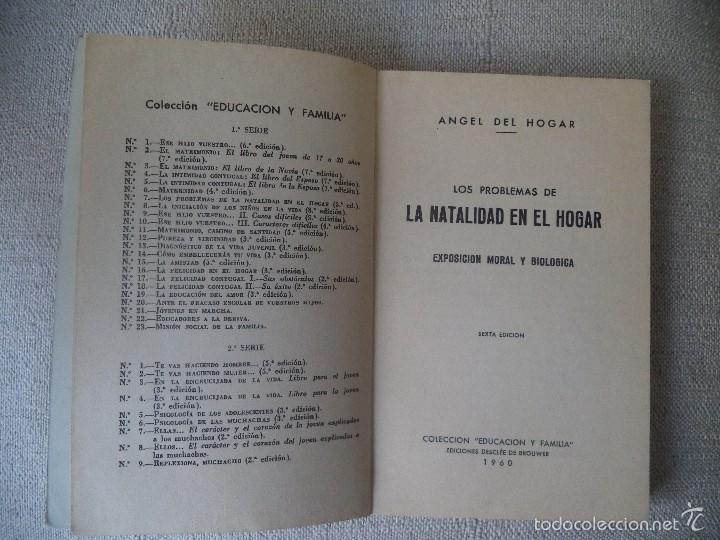 Libros de segunda mano: La Natalidad en el Hogar. - Foto 3