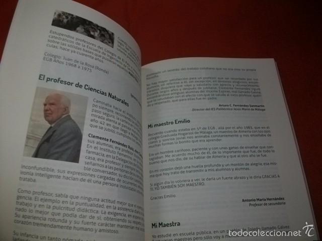 Libros de segunda mano: DOCENTES QUE DEJAN HUELLA (M&Aacute;LAGA) - Foto 2