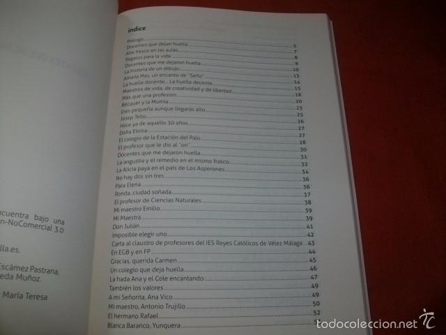 Libros de segunda mano: DOCENTES QUE DEJAN HUELLA (M&Aacute;LAGA) - Foto 4