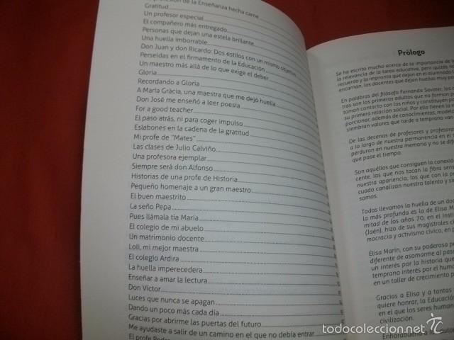 Libros de segunda mano: DOCENTES QUE DEJAN HUELLA (M&Aacute;LAGA) - Foto 5