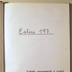 Libros de segunda mano: TREBALLS D'ESTIU 5È - 1975. TREBALLS DE VACANCES CORRESPONENTS A CINQUÈ NIVELL. Lote 66065958