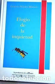 Libros de segunda mano: Elogio de la inquietud Winter Blanco, Ernesto - Foto 1