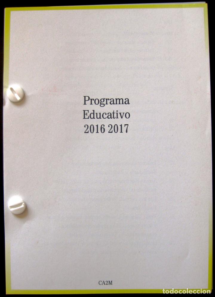 Libros de segunda mano: PROGRAMA EDUCATIVO CA2M [CENTRO DE ARTE DOS DE MAYO] 2016-2017 (2016), SIN USO, IMPECABLE ESTADO - Foto 1