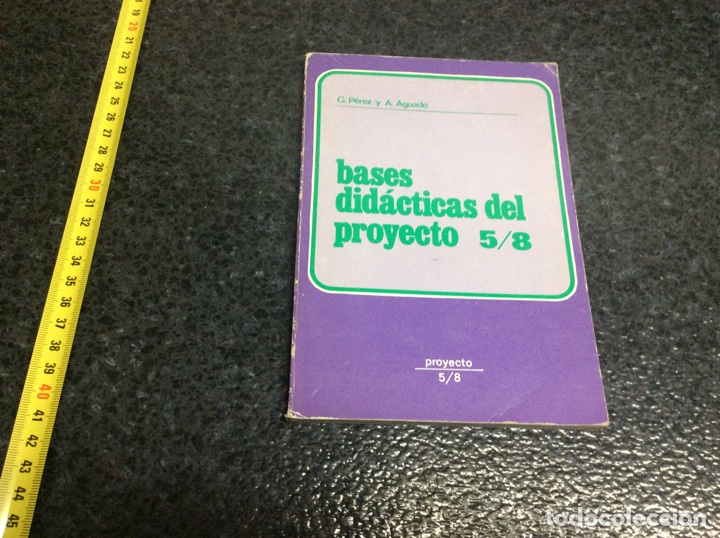 Libros de segunda mano: BASES DID&Aacute;CTICAS DEL PROYECTO 5/8 / G. P&Eacute;REZ Y A. AGUADO - Foto 1