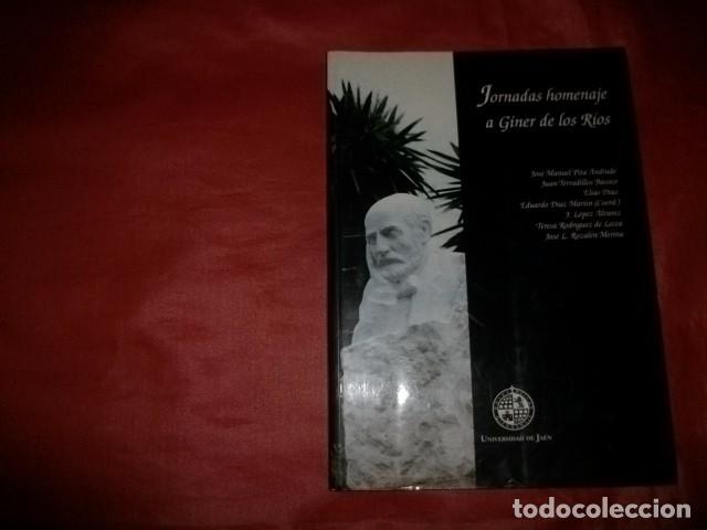 Libros de segunda mano: Jornadas homenaje a Giner de los R&iacute;os - Foto 1