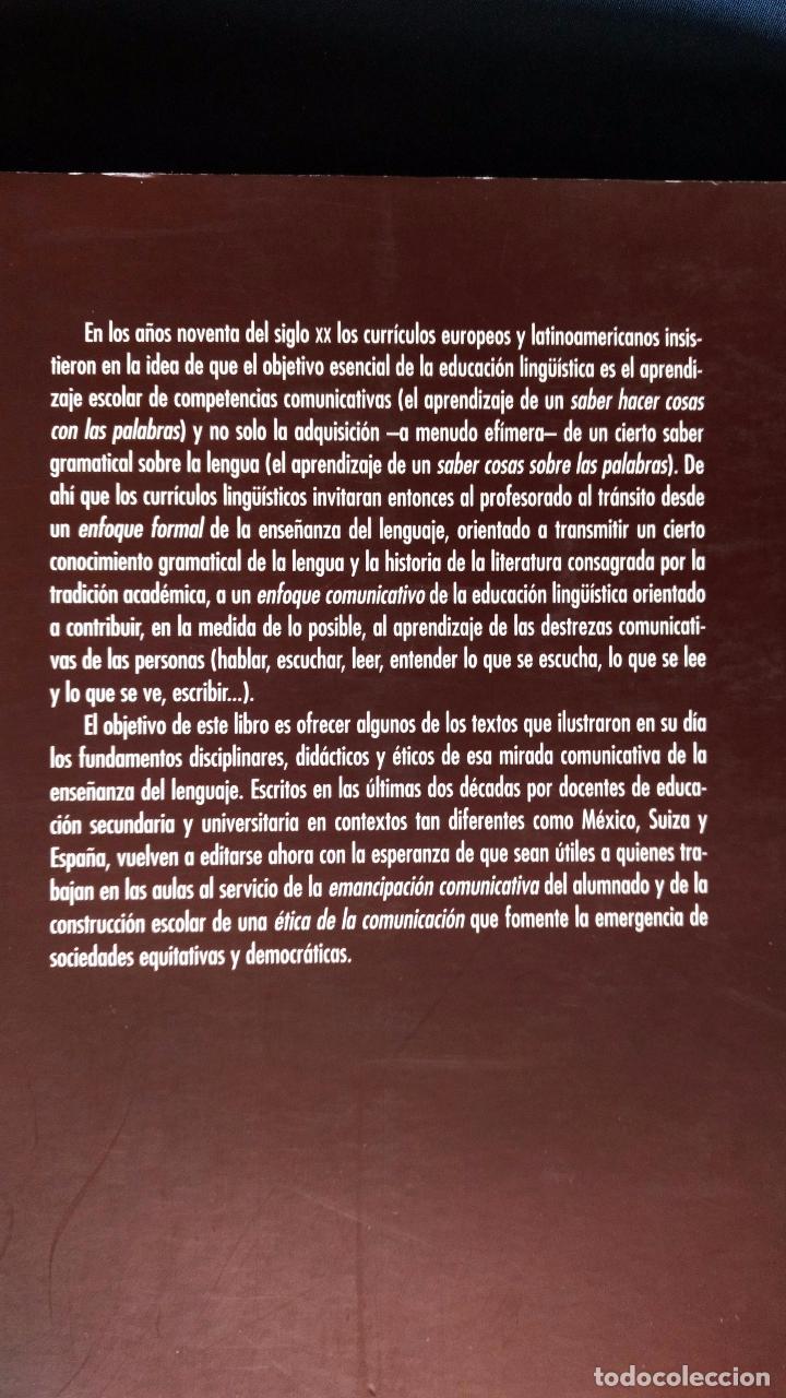 Libros de segunda mano: FUNDAMENTOS PARA UNA ENSE&Ntilde;ANZA COMUNICATIVA DEL LENGUAJE | GRA&Oacute; 2015 - Foto 6