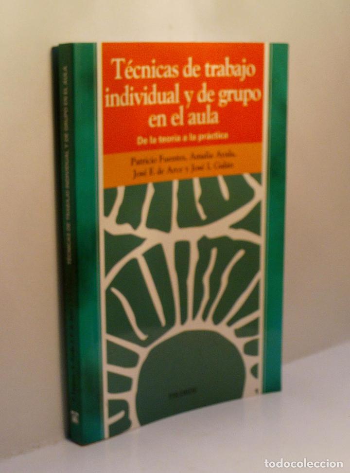 Libros de segunda mano: T&Eacute;CNICAS DE TRABAJO INDIVIDUAL Y DE GRUPO EN EL AULA. DE LA TEORIA A LA PR&Aacute;CTICA. 2001