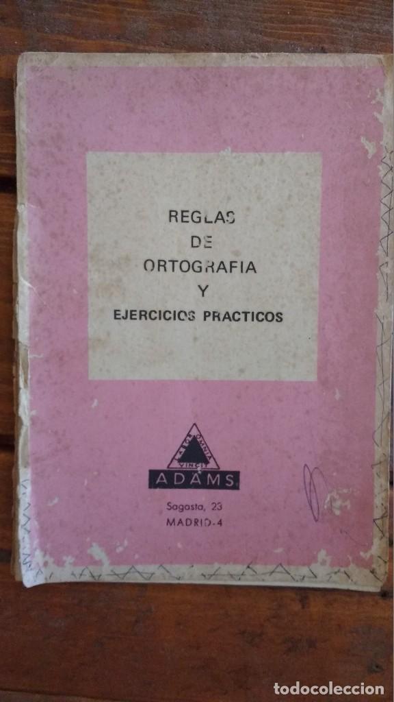 Libros de segunda mano: reglas de ortografia y ejercicios pr&agrave;cticos ADAMS - Foto 1