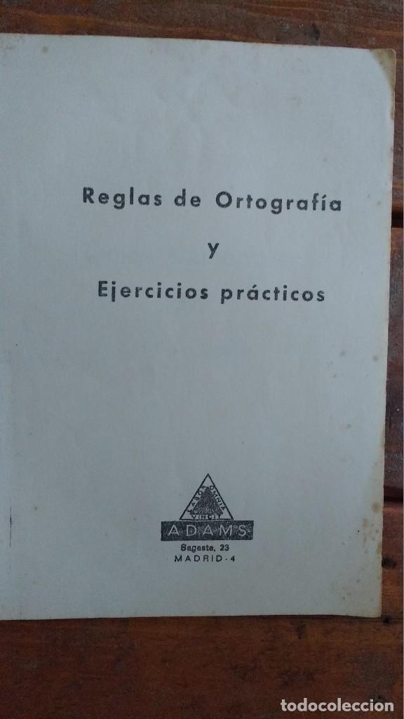 Libros de segunda mano: reglas de ortografia y ejercicios pr&agrave;cticos ADAMS - Foto 2