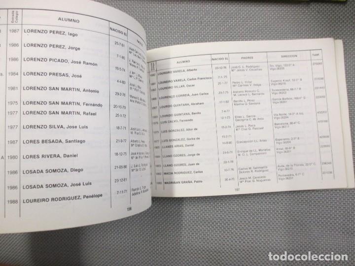 Libros de segunda mano: CATÁLOGO 1988/1989. COLEGIO APÓSTOL SANTIAGO - JESUITAS. VIGO ALUMNOS PROFERORES FOTOS ETC - Foto 7 - 241647760