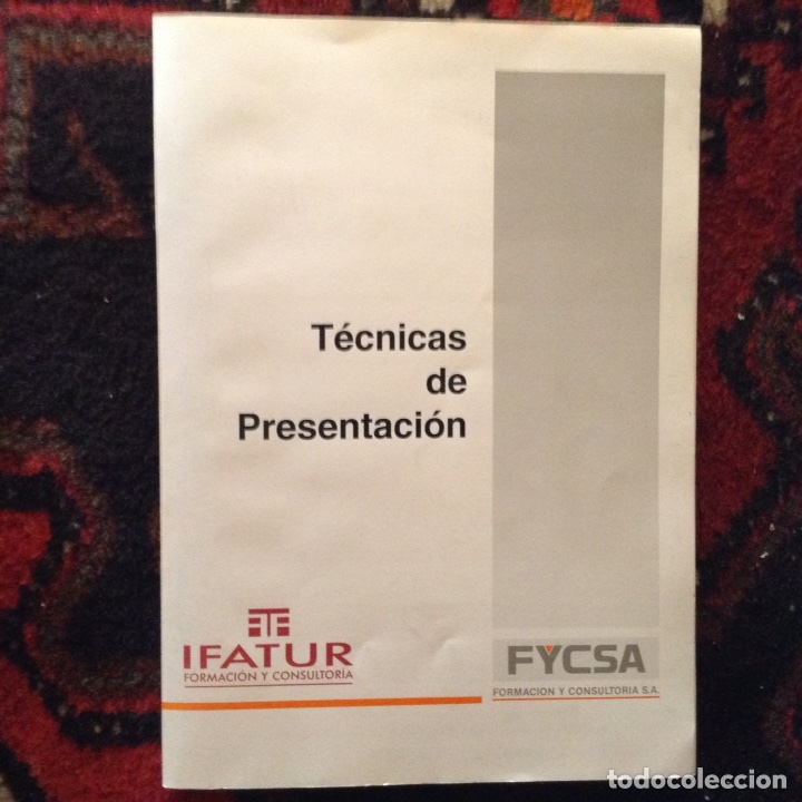 Libros de segunda mano: T&eacute;cnicas de presentaci&oacute;n - Foto 1